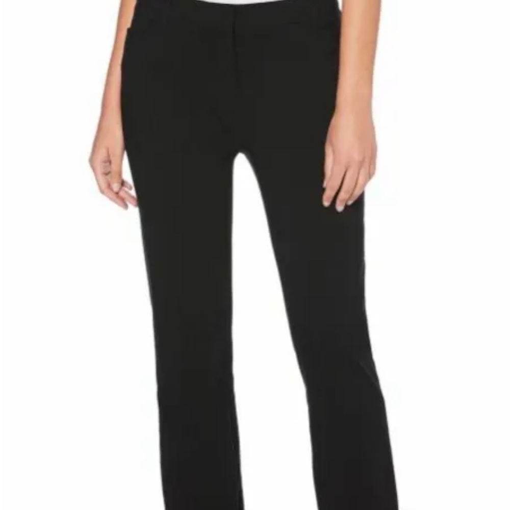 Rafaella gaberdine modern fit black pants size 10 NWT